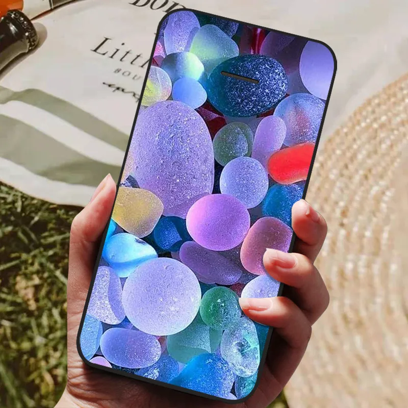 Sleek Black Silicone TPU Phone Case - Durable Soft Cover with Protective Bumper Design