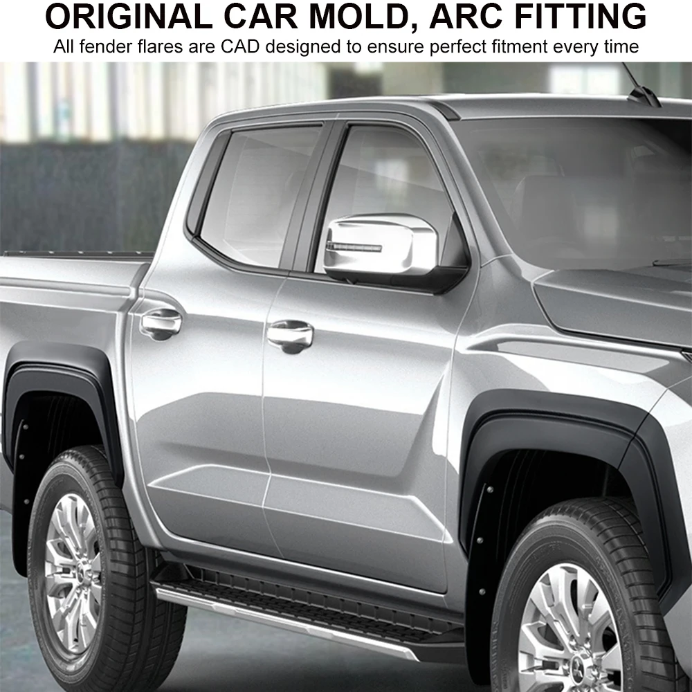 미쓰비시 트라이톤 L200 MV 2024-2026용 OEM 스타일 펜더 플레어 휠 아치, 확장형 머드가드, 오프로드 더블캡 자동차 액세서리