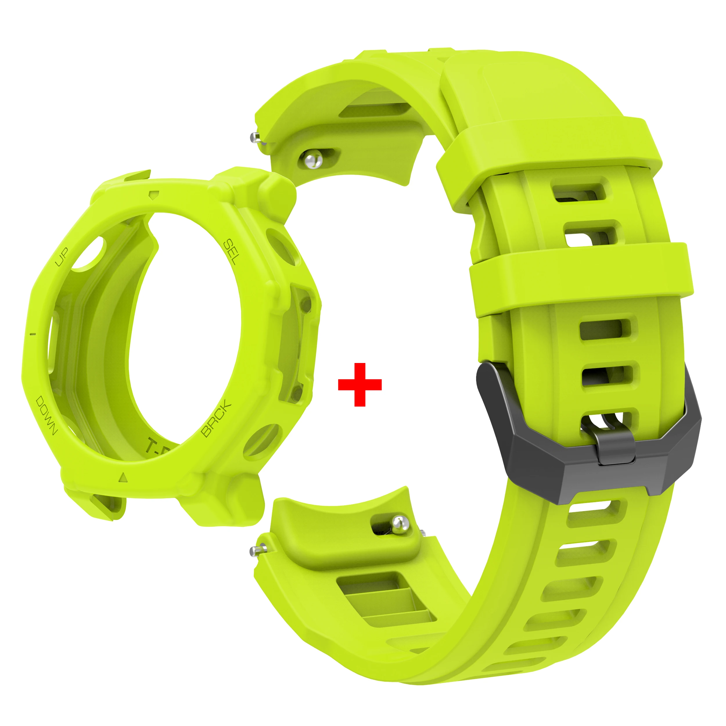 Silicone Strap with Protective Case