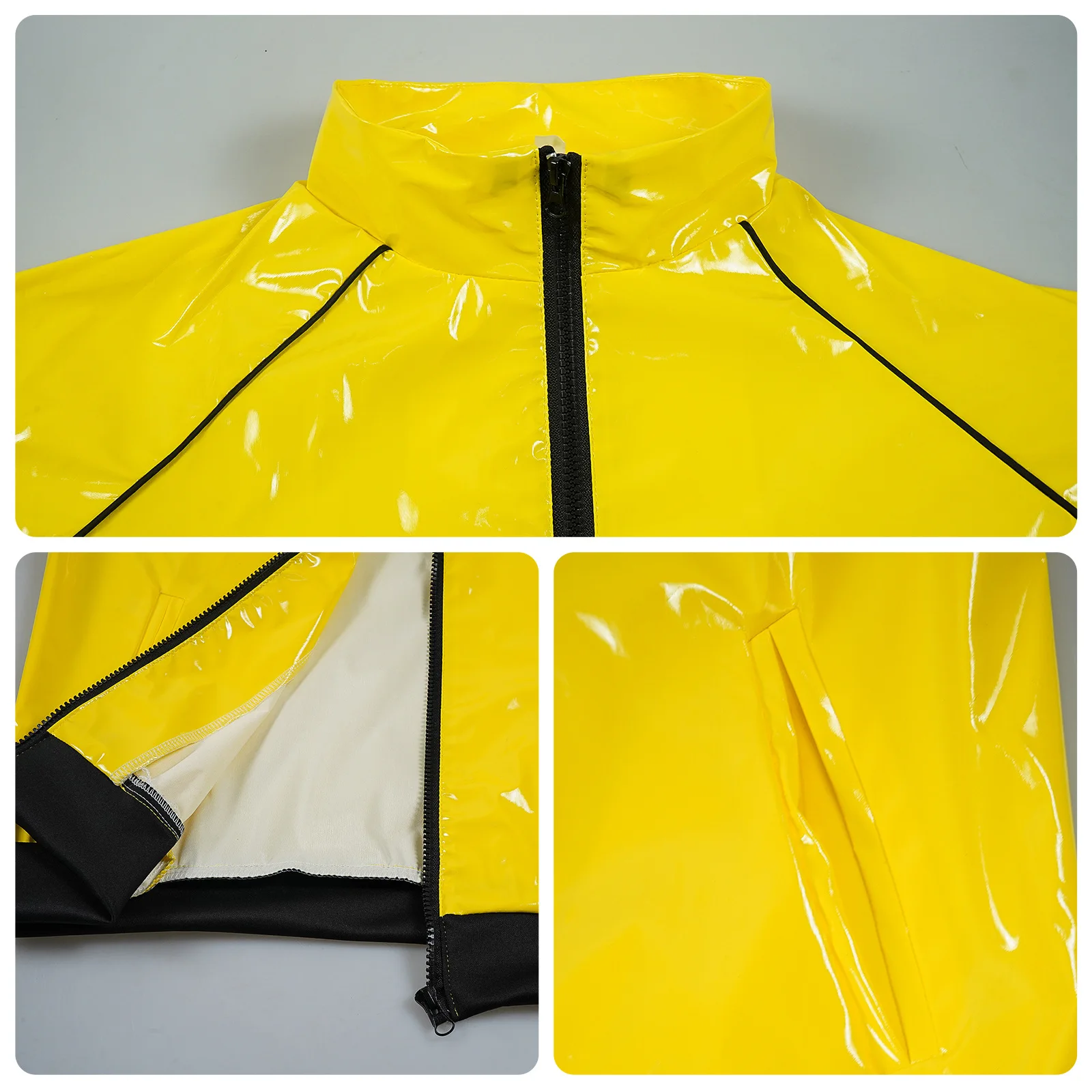 Cosplay Costume Disco Hippie Retro Hip Hop Stage Performance Yellow Jacket Pants Hat Sportswear Halloween Fantasia Party Suit