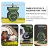 Rechargeable Fan Camping Fan With LED Lantern, 6000mAh Battery Portable Operated Fan With Hook, 4 Speeds 3 Light Modes USB Fan 2