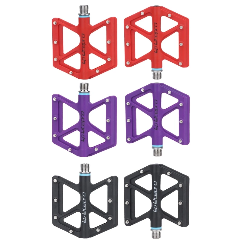 Universal Folding Road Bike Pedals Lightweight Platform Pedals Non Slip