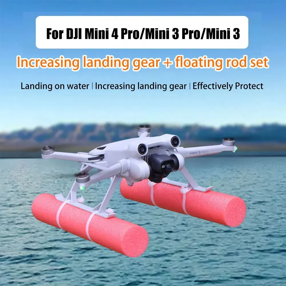 For DJI Mini 4 Pro/Mini 3 Pro Float Landing Skid Landing Gear Landing On Water Kit For DJI Mini 3 Drone Accessories