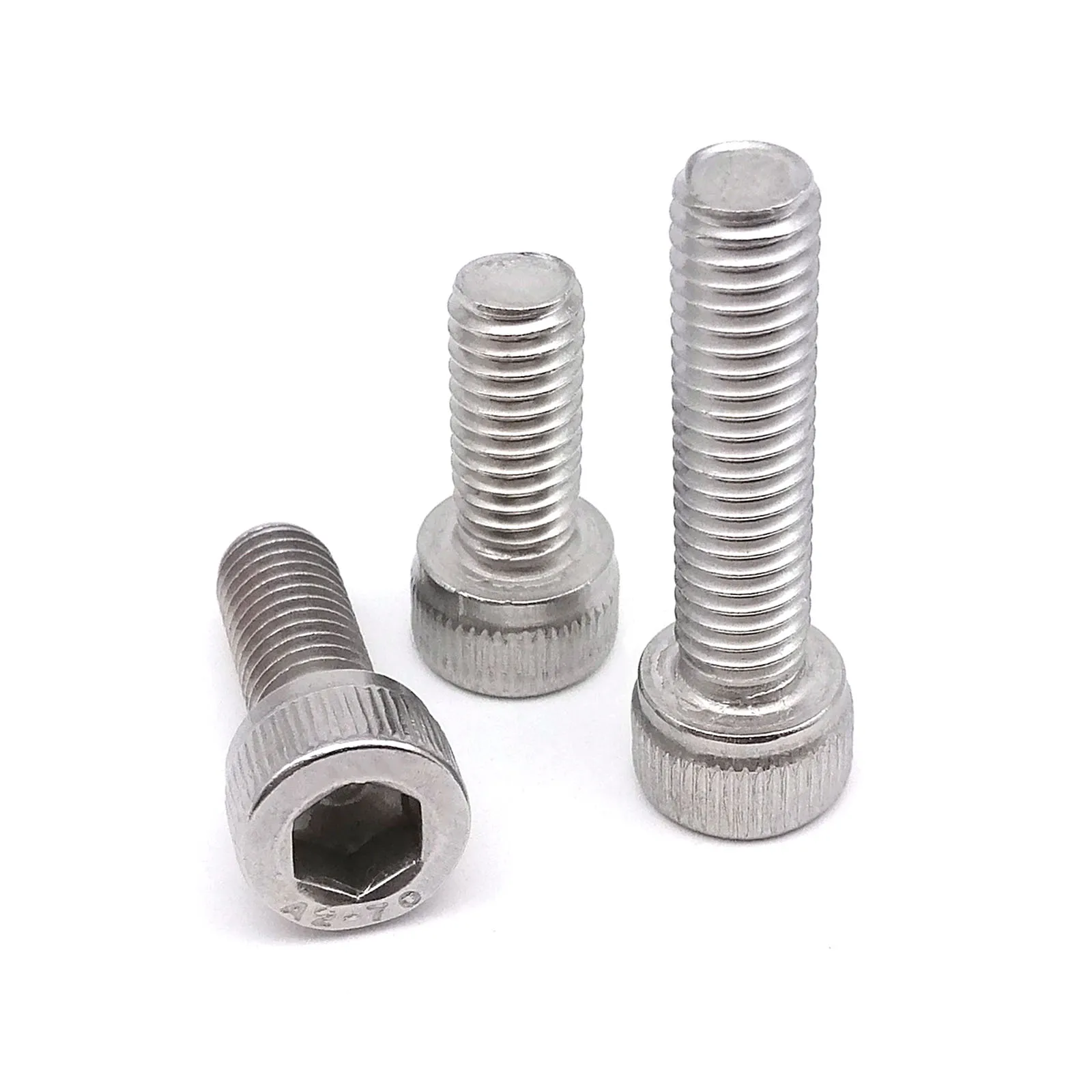 Stainless Steel Screw 10pcs M3 M4 M5 M6 M8 304 A2 grade 12.9 DIN912 Hexagon Hex Socket Head Cap Allen L=5-150mm