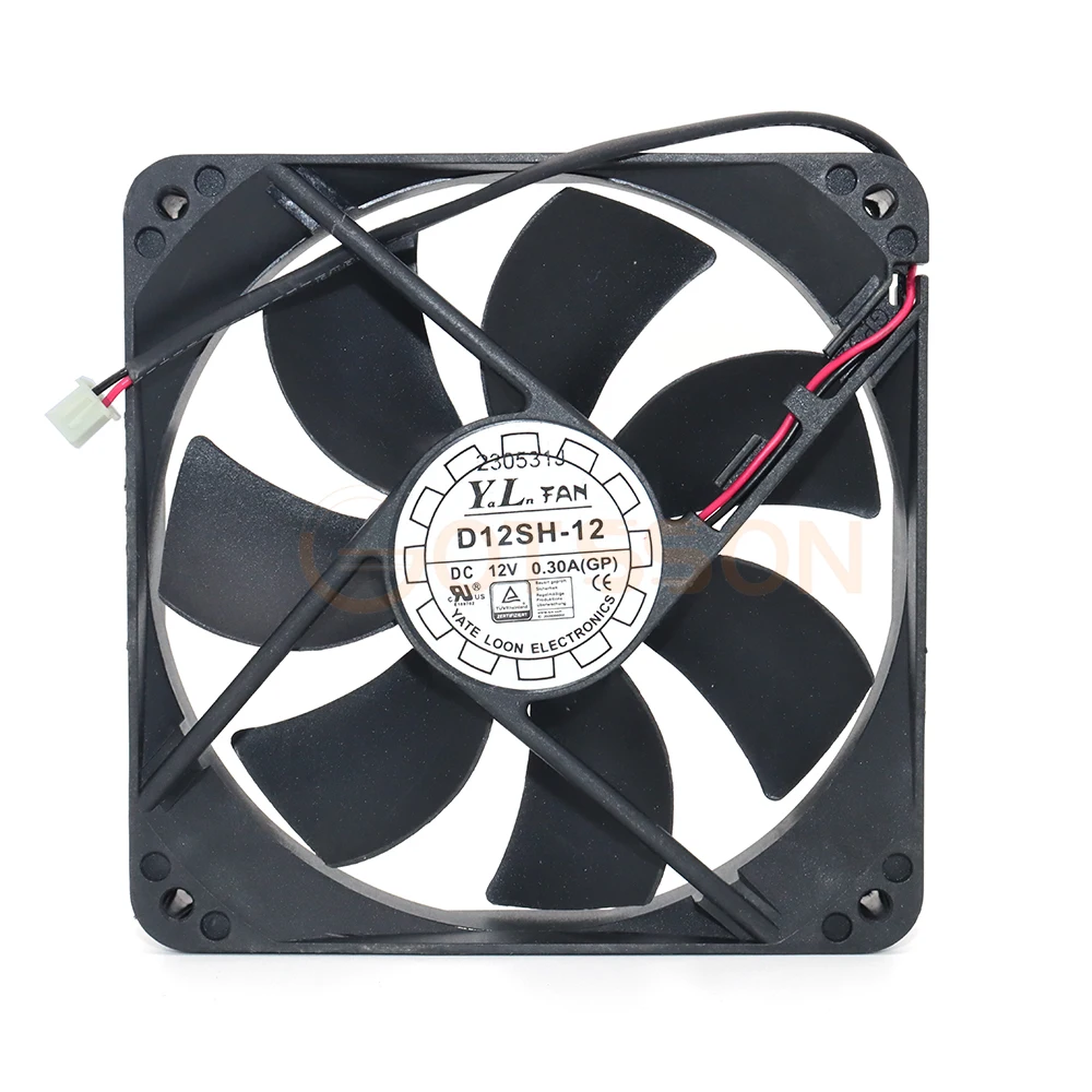 new Original for Yate Loon D12SH-12 D12SM-12 12025 120x120x25mm DC 12V 0.30A cooling fan Power box fan