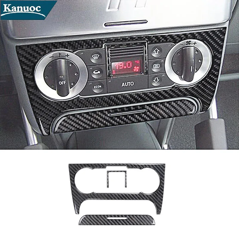 

3Pcs Center Air Conditioning Switch Panel For Audi TT 8N 2001-2006 Carbon Fiber Stickers Car Interior Decorative Accessories