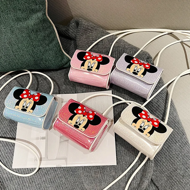 

Disney Children's Minnie Daisy Bag Cute Cartoon One Shoulder Change Small Square Bag Fashion New Girls' Crossbody Bag Trend
