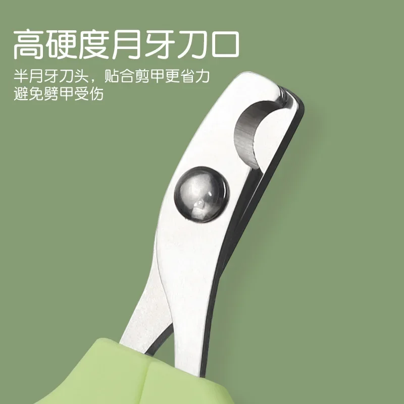 Professional Pet Nail Clipper with Safety Guard Stainless Steel Scissors Cat Dog for Claw Care Grooming Supplies Size Fits