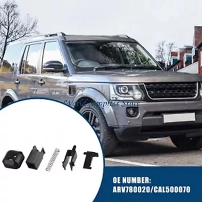 G6KC 자동차 연료 플랩 래치 수리 연료 도어 클립 스프링 수리 세트 발견.