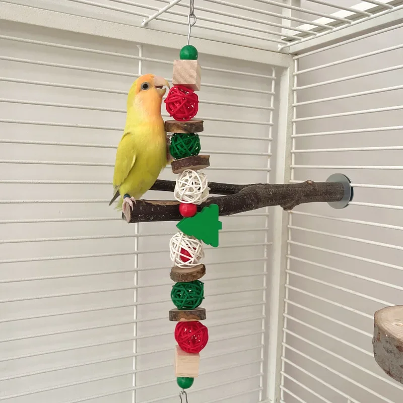 Bird Chewing Toys Parrot Natural PineCones and Wood Foraging Toys，Pet Bird  Birdcages Hanging Tearing Toys for Parakeet Cockatiel Conure African Grey  Lovebirds Budgies Cockatoos (S: Length=16cm/6.3) price in Saudi Arabia