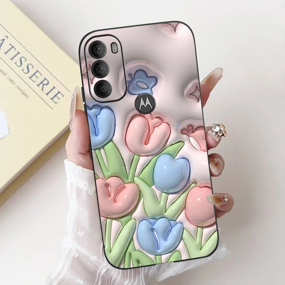 Luxury Cute Cartoon Cat Shockproof Silicone Phone Case - 6.4 Fashionable Back Cover