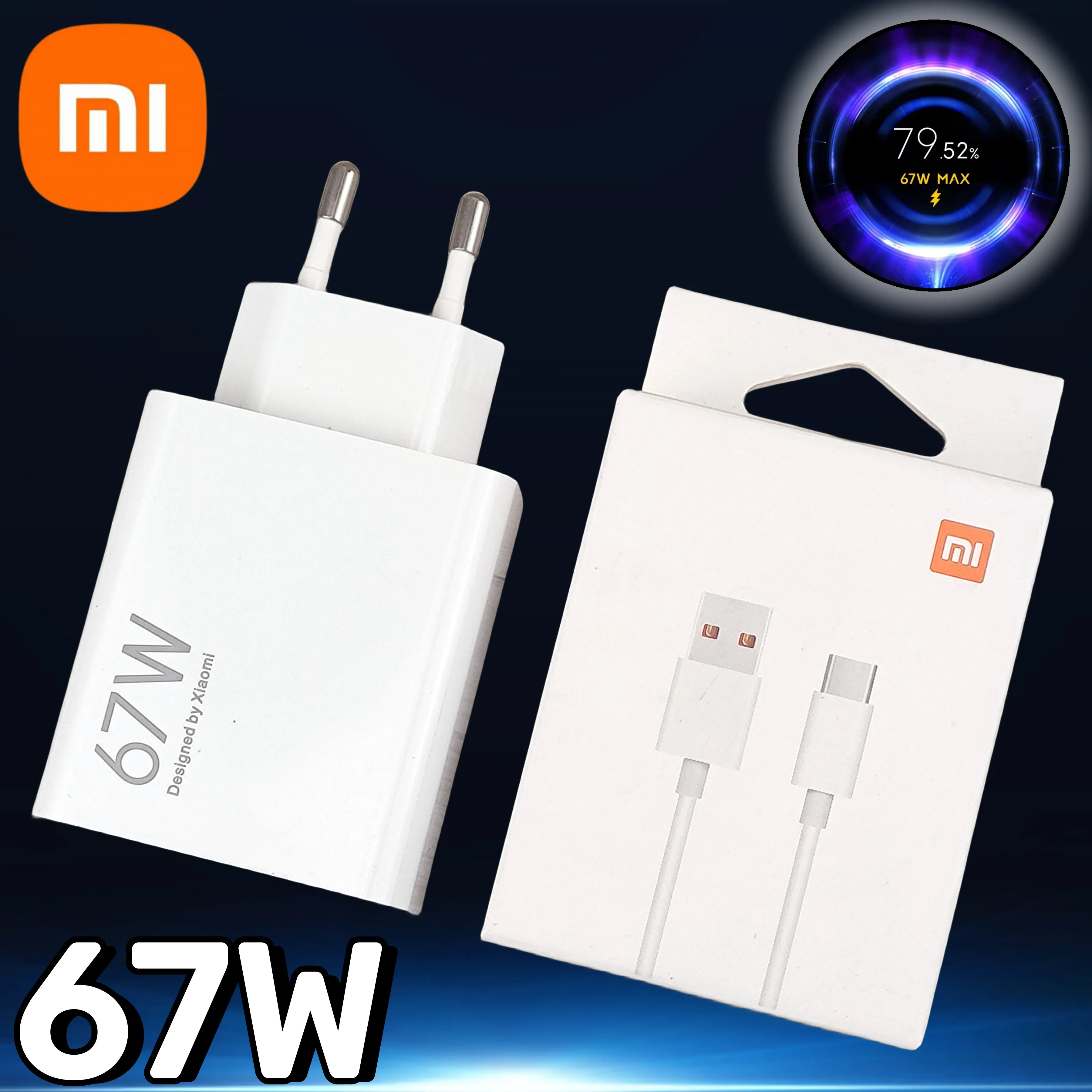 

Зарядный адаптер Poco F5 Pro, быстрая зарядка, Usb Тип C, для XiaoMi 67 Вт, Mi 13 12T 11 RedMi Note 12 11 Pro