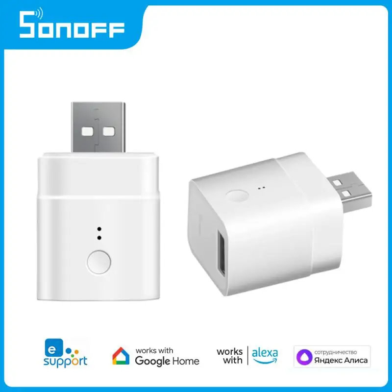 Sonoff Micro 5V Wireless Usb Mini Smart Adapter Wifi Smart Home App Telecomando Funziona Con Alexa Google Home