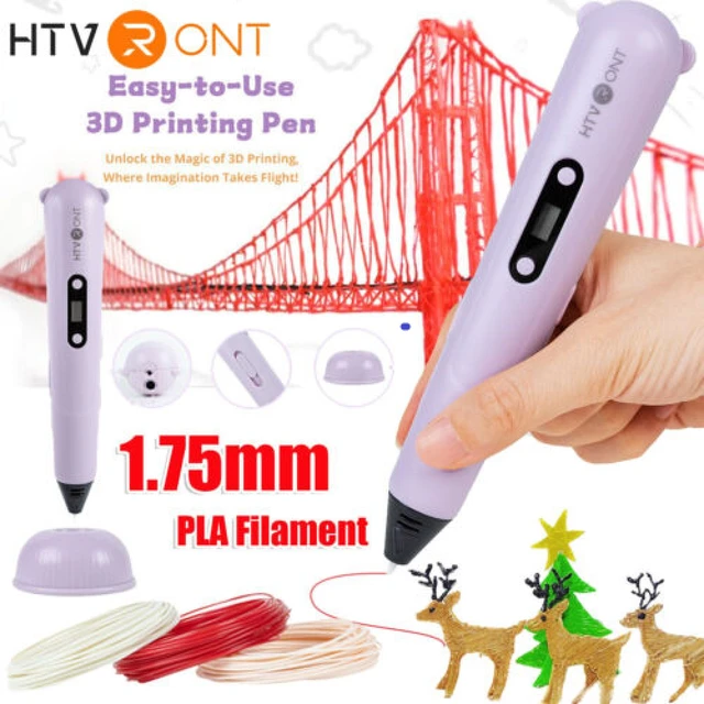 Limited 10pcs】3D Printing Pen with LCD Screen - 3D Pen for Kids, 3D P –  HTVRONT