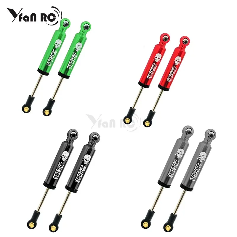 

4PCS ALUMIUNM OIL SUSPENSION SHOCKS ABSORBER INTERNAL SPRING DAMPERS 90mm For SCX10 D90 WRAITH TRX-4 90046 RC CAR