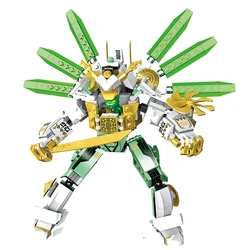 Blocs de construction Ninjagoe pour enfants, nouvelle série de Ninja, Titan, avec poupées compatibles, jouets de bricolage, cadeau de noël 
