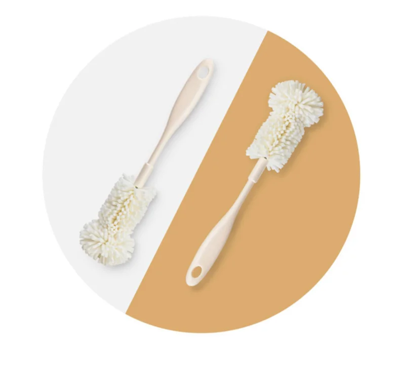 New Kitchen Wine Glass Cleaner Sponge Brush Cup Deep-Clean Reusable Long Handle Non-Scratch For Bottles Scouring Cleaner Tools_voghion.com