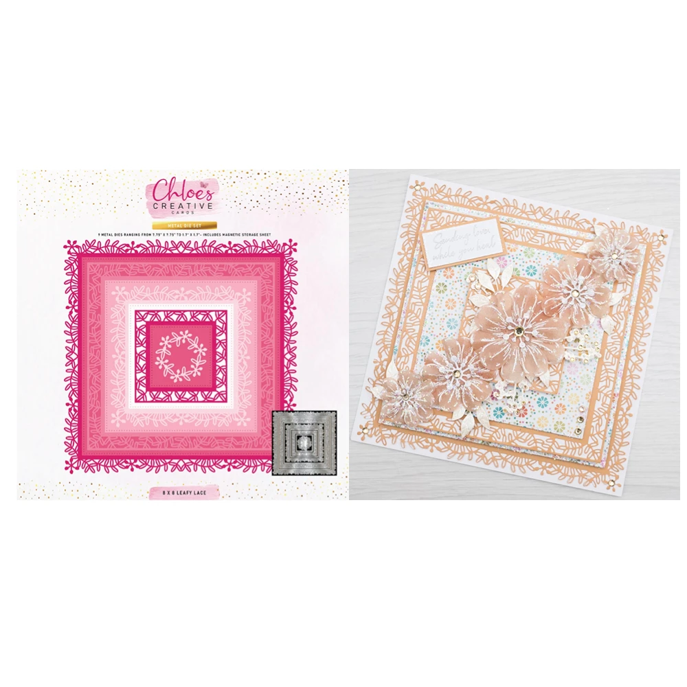 

LEAFY LACE Metal Cutting Dies Scrapbook Diary Decoration Stencil Embossing Template DIY Greeting Card Handmade