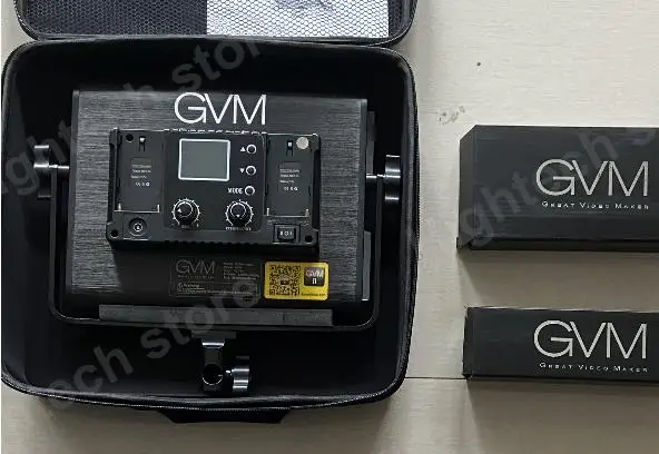 GVM RGB LED 비디오 조명, 2 소프트 박스 사진 조명 키트, 블루투스 제어, 풀 컬러 비디오 조명, 1000D