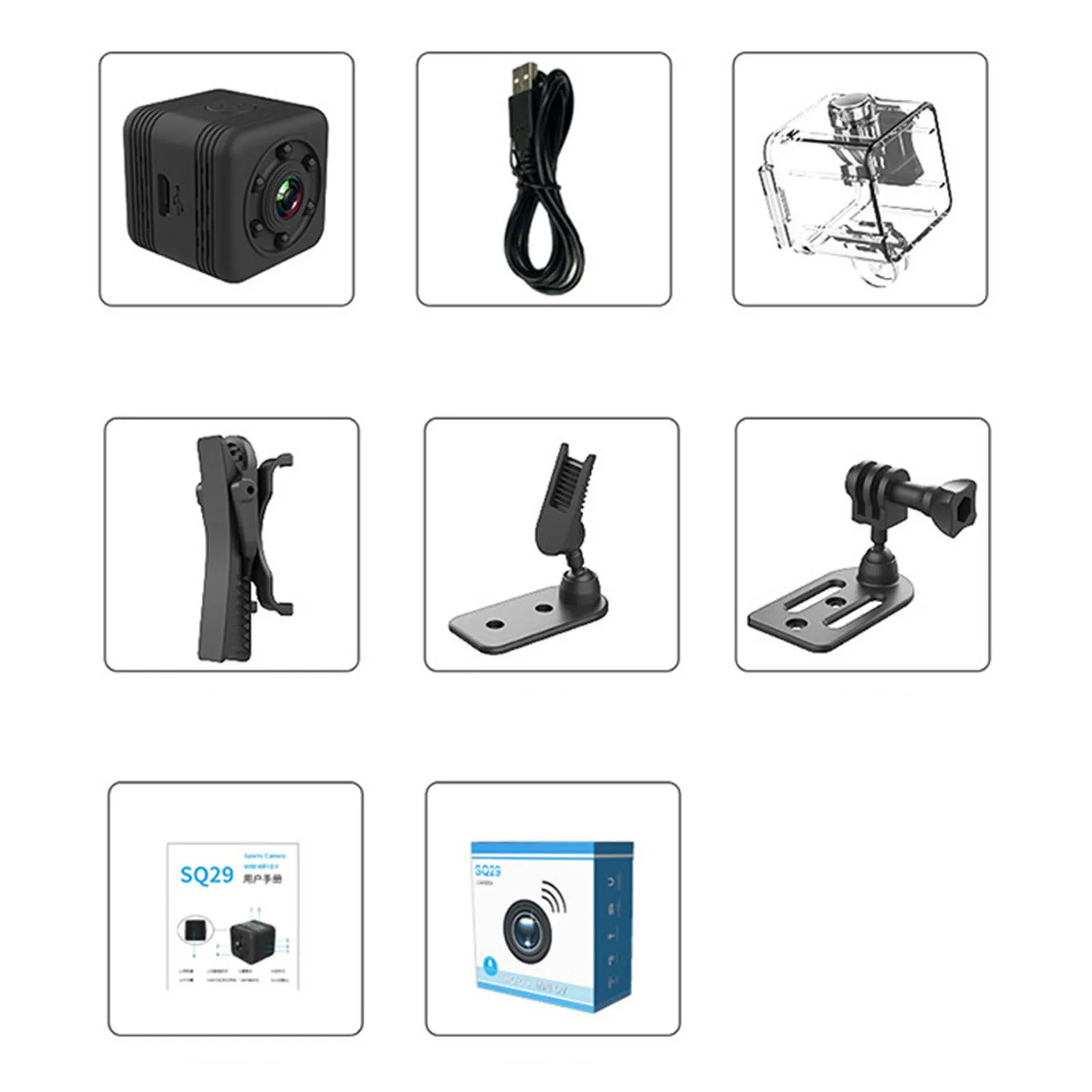 HD WiFi 수중 카메라 리모컨 액션 카메라, 적외선 야간 투시경, 다이빙 스노클링 사이클링 서핑