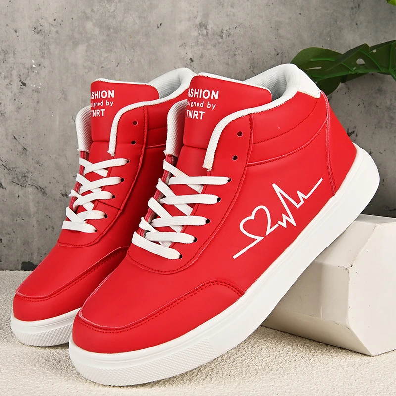 2025 Brand Mens Women Sneakers Casual Vulcanized Shoes Outdoor Light Sports Sneakers Running Male Above The Ankle Upper Coverage 4