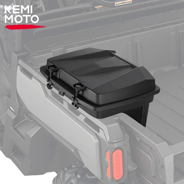 UTV KEMIMOTO Off-Road 20L Removable Cargo Bed Storage Box for Can-Am  Defender Max HD5 HD8 HD10 Max Commander 2021+ - AliExpress