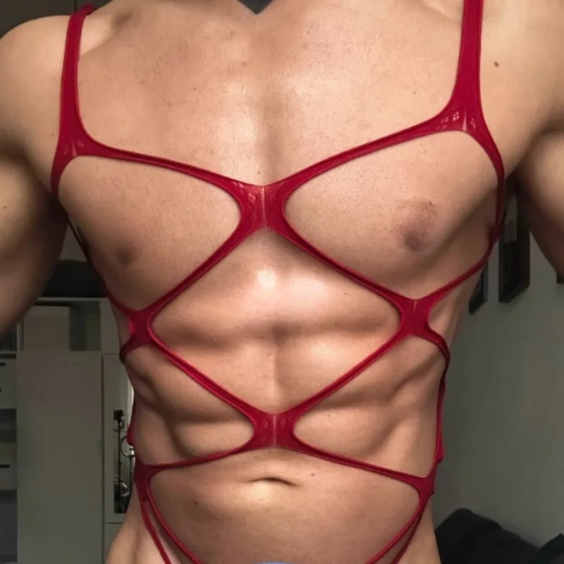 Brave Sleepwear Male Costumes European Men's Bodysuits Sexy Fishnet Bodystockings Husband Erotic Club Wear Hombre ropa interior