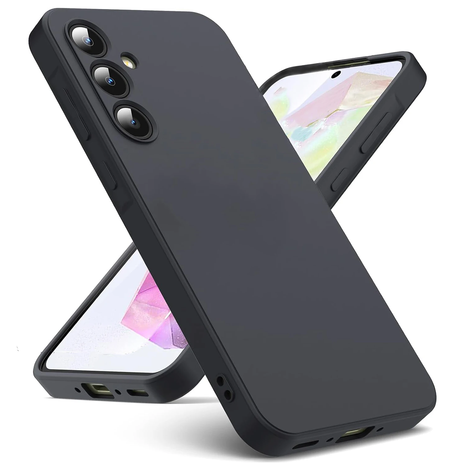Shockproof Silicone TPU Protective Phone Case - Durable Back Cover