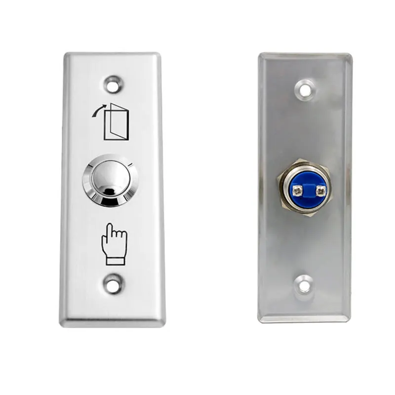 접근 제한용 금속 얇은 출구 버튼 스테인레스 스틸 치수: 91Lx28Wx20H(Mm..