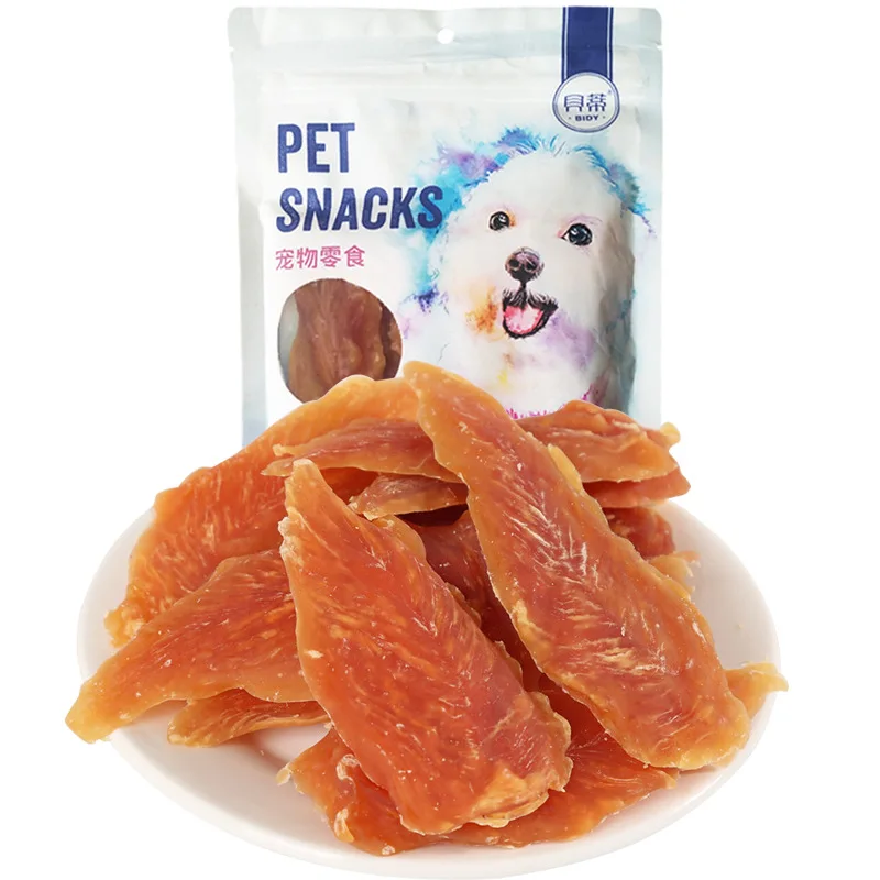 Dog Dog Snack Dry Chicken Breast 400g Puppy Dried Meat Strip Training