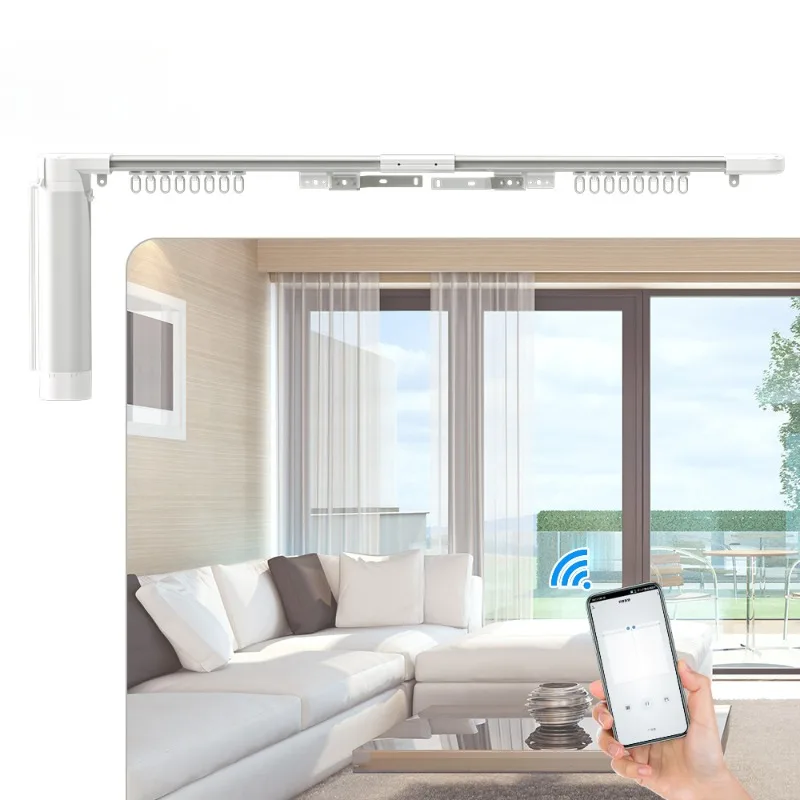 

Galime Wireless Electric Curtain Motor Motorized And Track Automation for Smart Home System