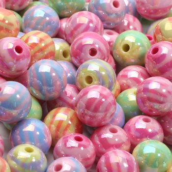 Zebra Acrylic Spacer Beads 1