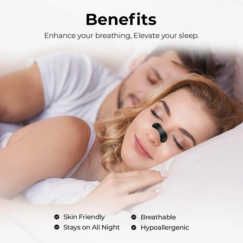 10pcs Nasal Strips For Breathing Nose Breathing Strips For Enhanced Oxygen Intake Strong Adhesive Nasal Strips For Snoring 2