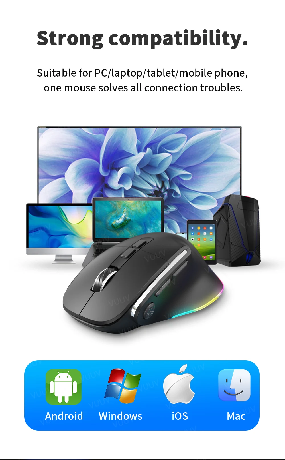 Bekijk het in de productgalerij van Manyxtoys.com: Sf7676c9a7aa14788864995a959c3c49eLMulti-Device Rechargeable Wireless Bluetooth Mouse for Laptop MAC iPad Ergonomic Backlight Gamer Mouse for Android Tablet Phone Multi-Device Rechargeable Wireless Bluetooth Mouse for Laptop MAC iPad Ergonomic Backlight Gamer Mouse for Android Tablet Phone Sf7676c9a7aa14788864995a959c3c49eL