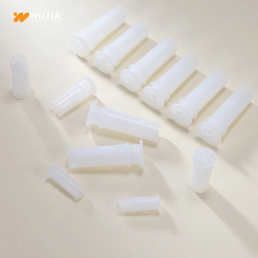 30/50/100pcs Plastica Squeaky Giocattolo Fischio Ance Inserto Noise Maker Scarpe Cane Gatto Squeakers Riparazione Fix Pet Peluche Accessori - immagine 2