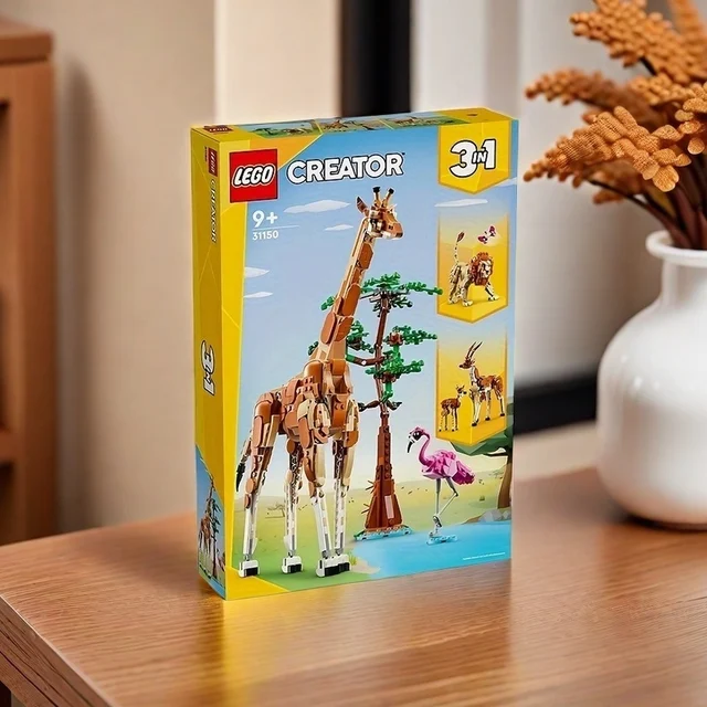 31150 LEGO Wild Safari Animals, Rebuilds into 3 Different Safari Animal Figures ,Building Set for Kids Ages 9 Years Old 2