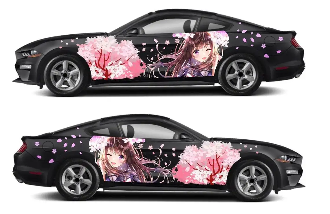 Download Speed Ahead in Style  AnimeInspired Car Working Its Magic   Wallpaperscom