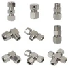 High Pressure 3/8" 9.52mm Non-Slip Lock Quick Connector Tee Elbow Straight Joint Nozzles Seat Misting System Fittings 1