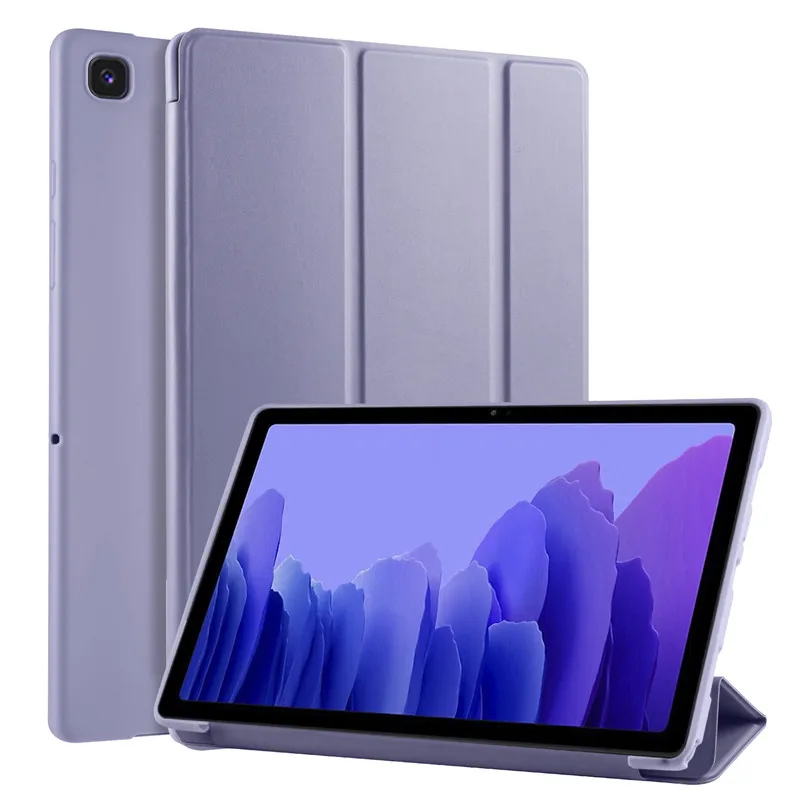 Capa Traseira de Silicone Magnética Macia Suporte Dobrável Capa para Samsung Galaxy Tab a7 sm T500 a 10 4