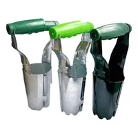 Thickened Stainless Steel Seedling Transplanter Digging Hole Sowing Garden Seedling Tool Planting Vegetable Cylinder Planter 5