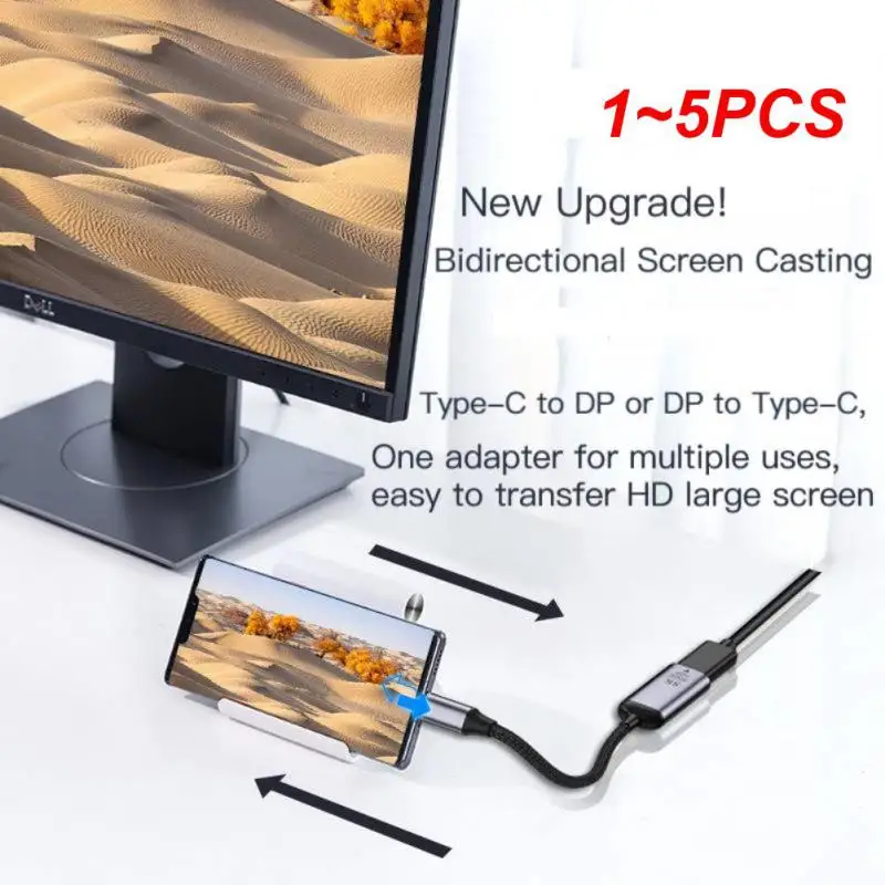 

1 ~ 5 шт., Кабель-адаптер с портом USB Type-C на Mini DP, 8K, 60 Гц