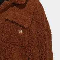 Adidas officiel véritable trois rayures manteau polaire chaud pour femme HC0310 3