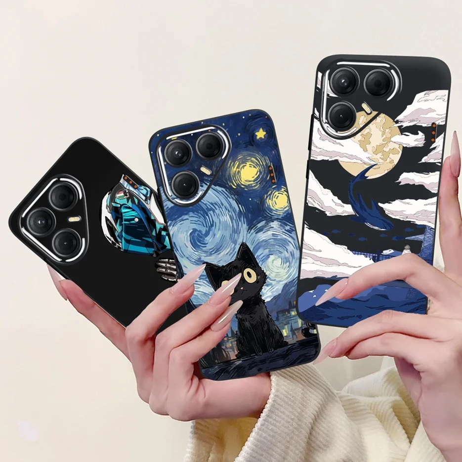 Stylish Painted Soft Silicone Phone Case Cover
