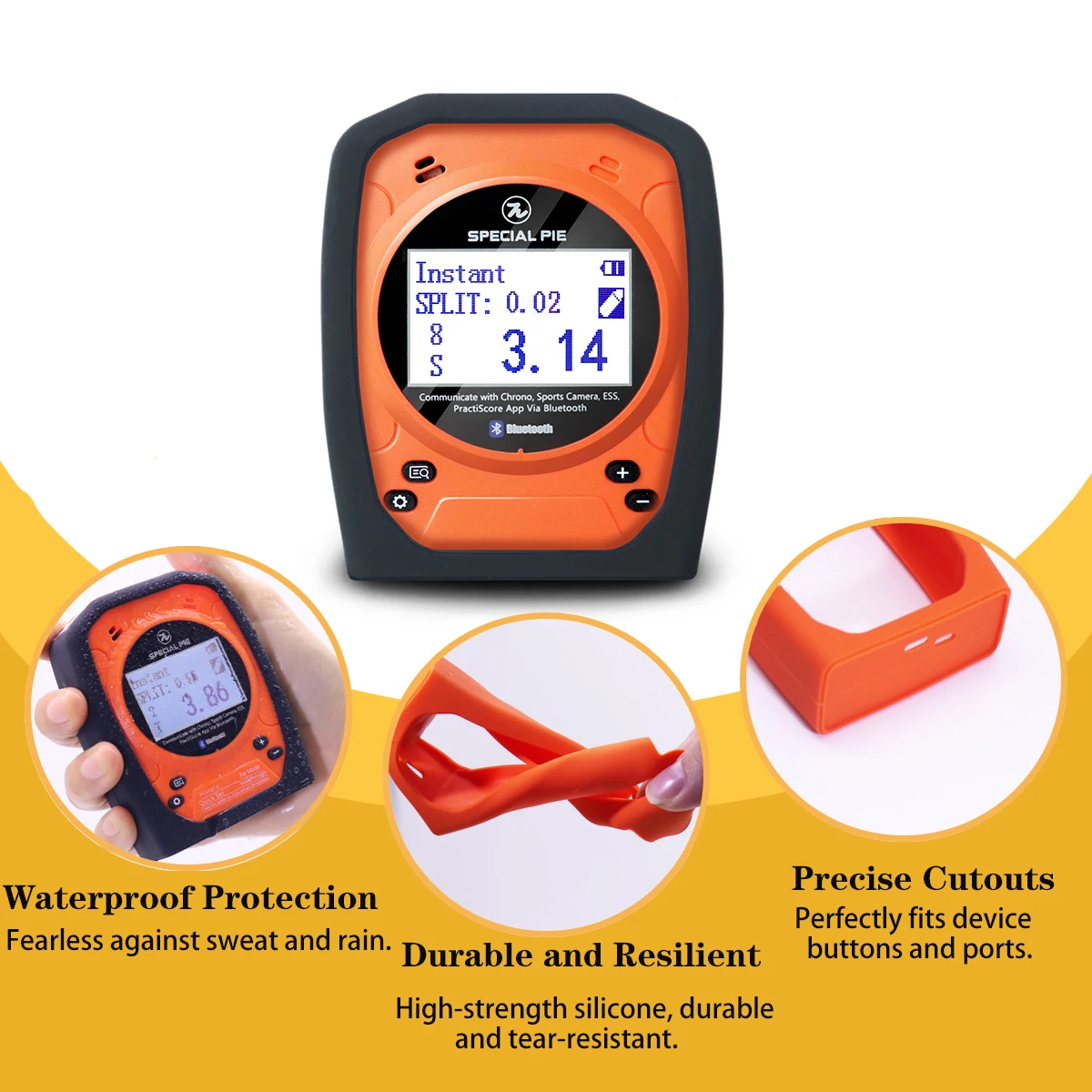 Special Pie Timer Case waterproof and drop-proof for IPSC IDPA silicone material protective case