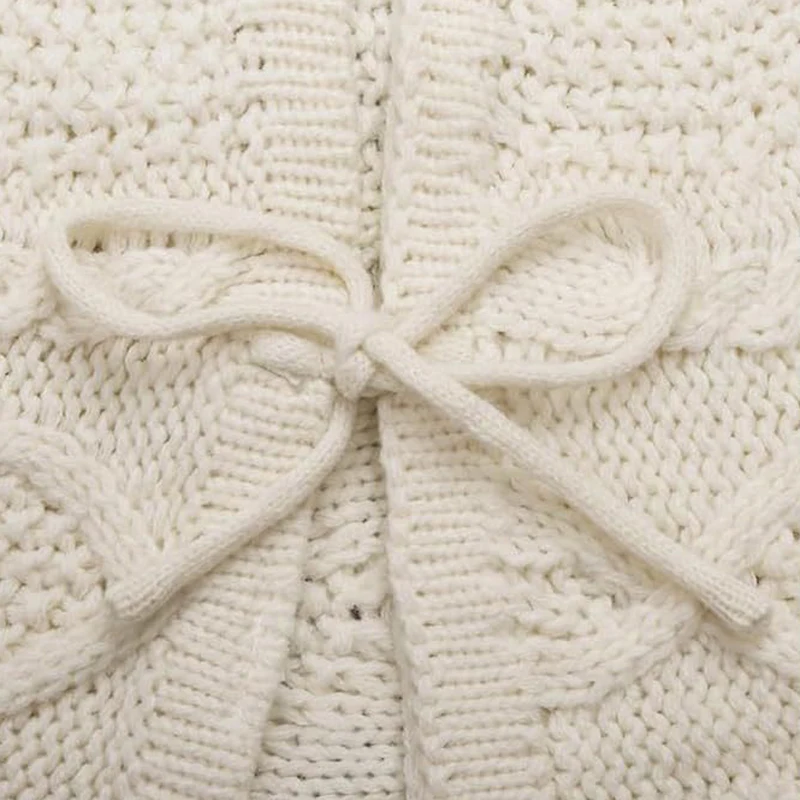 Christmas Tree Skirt 62cm 91cm 122cm Christmas Tree Skirt Solid Color Christmas Tree Mat Decoration Knit Holiday Party Decoration