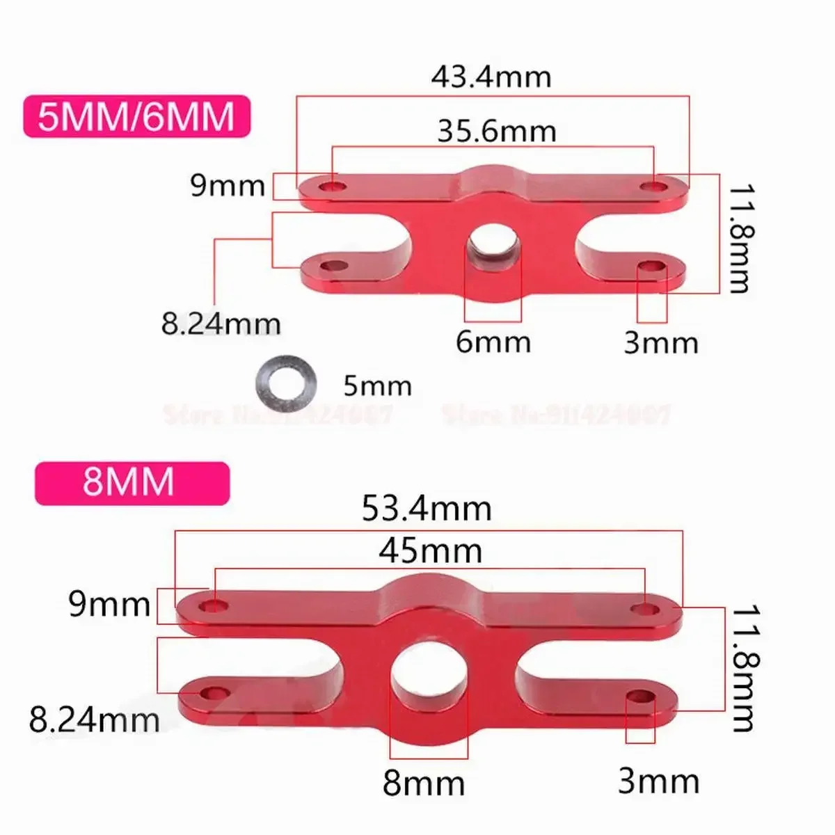 Lot de 5-8mm Silent Dampers pour Drones FPV - Antivibration