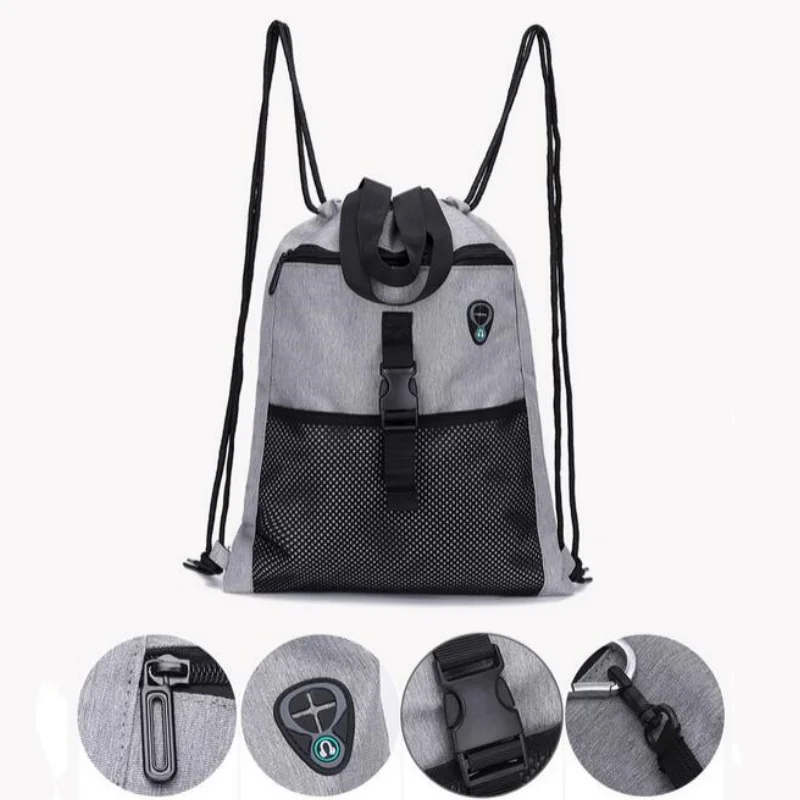 방수 스포츠 체육관 가방 Drawstring 자루 스포츠 피트니스 여행 야외 배낭 쇼핑 가방 경량 수영 요가 가방