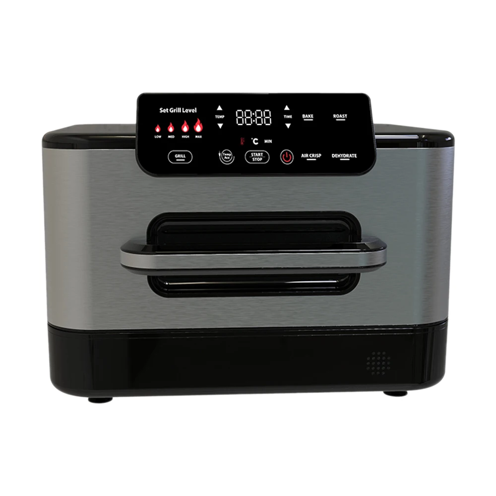 

Smokeless deep fryer cyclonic air technology air fryer 5 in 1 grill air crisp bake roast dehydrate