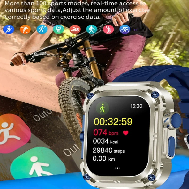 2026 Smart Watch Man Bluetooth Call Fitness Tracker Smartwatch Women Heart Rate Monitor Outdoor Waterproof Sports Fitness Watch_voghion.com