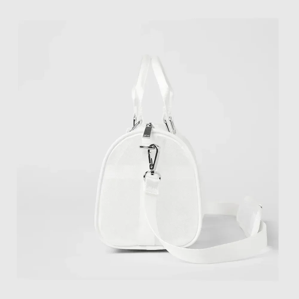 Description Picture 4 of itemMini Sheer Duffle Yoga Sports Fitness Mesh Bag for Women Outdoor Portable Travel One Piece Handbag Storage Makeup Phone Bag